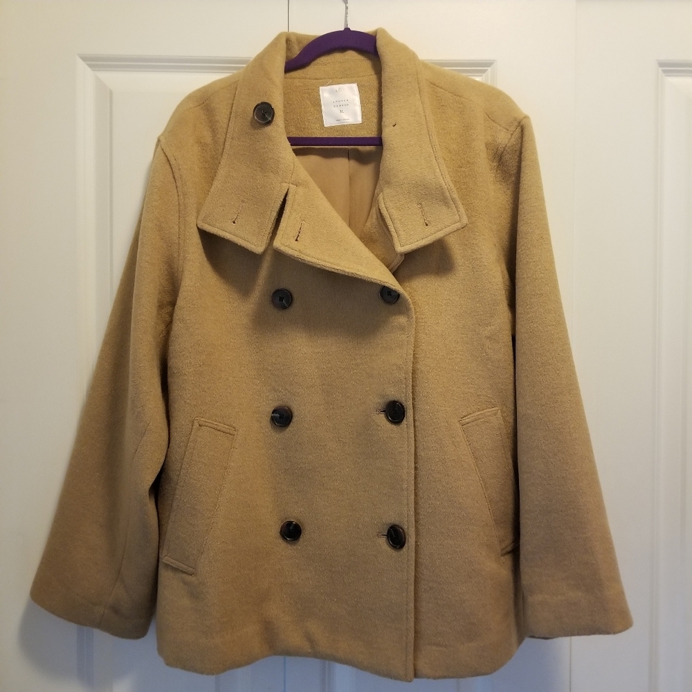 LC LAUREN CONRAD PEA COAT XL
